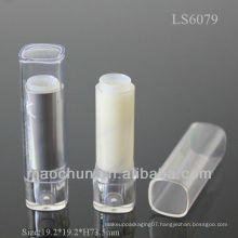 LS6079 Square transparent lipstick tube wholesale